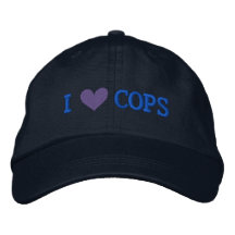 AMO EL CASQUILLO DE LOS POLIS GORRA DE BEISBOL
