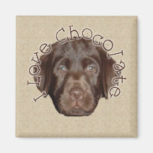 Amo el chocolate iman
