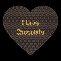 Amo el chocolate pegatinas
