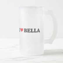 AMO EL CORAZÓN BELLA DE BELLA/I TAZAS