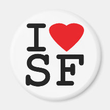 Amo el corazón San Francisco Imanes