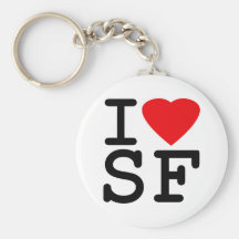 Amo el corazón San Francisco Llavero