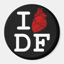 Amo el DF Imán De Nevera