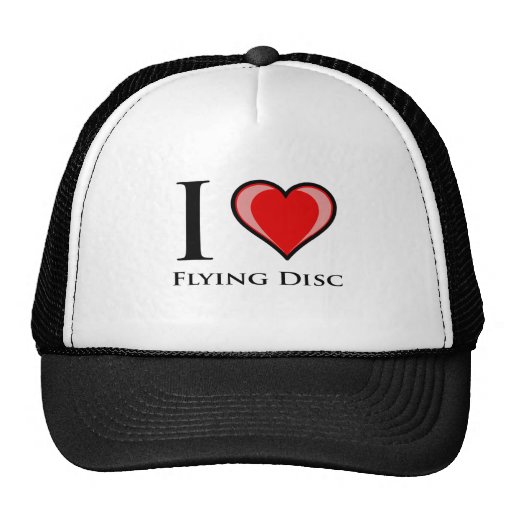 Amo el disco de vuelo gorra