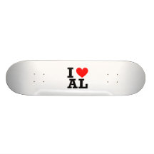 Amo el diseño de Alabama Tablas De Skate