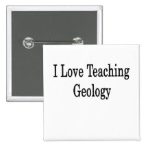 Amo el enseñar de la geología pins