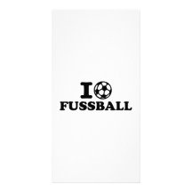 Amo el fútbol de Fussball Tarjeta Personal
