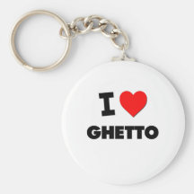 Amo el ghetto llavero