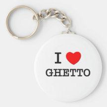 Amo el ghetto llaveros