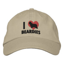 Amo el gorra bordado Beardies Gorra De Béisbol Bordada