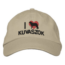 Amo el gorra bordado Kuvaszok Gorra De Béisbol