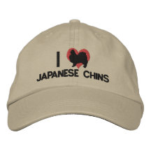 Amo el gorra bordado las barbillas japonesas gorra de beisbol