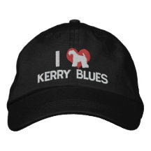 Amo el gorra bordado los azules de Kerry (oscuro) Gorras Bordadas
