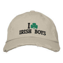 Amo el gorra bordado los muchachos irlandeses gorra bordada