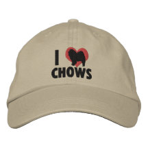 Amo el gorra bordado los perros chinos gorra de béisbol bordada