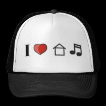 Amo el gorra de la música de la casa gorras
