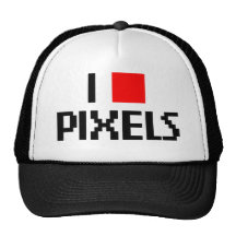Amo el gorra de los pixeles