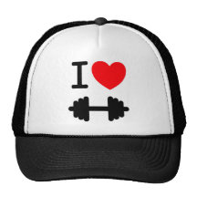 Amo el gorra del levantamiento de pesas