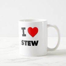 Amo el guisado tazas de café
