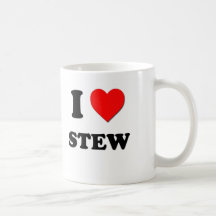 Amo el guisado tazas de café