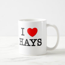 Amo el heno tazas de café