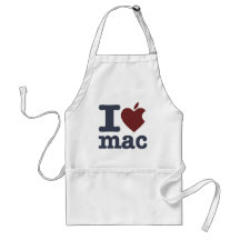 Amo el mac delantales