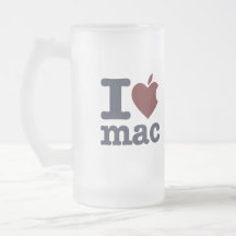 Amo el mac taza de café