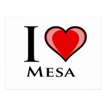 Amo el Mesa Tarjeta Postal