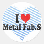 Amo el metal Fab.S Pegatina