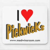 Amo el mousepad de Pickwicks Tapete De Raton