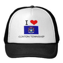 Amo el municipio Michigan de Clinton Gorras