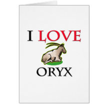 Amo el Oryx Tarjeton