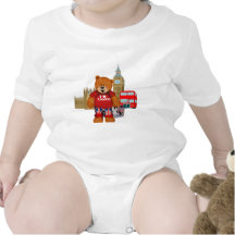 Amo el oso de peluche de LONDRES Camisetas