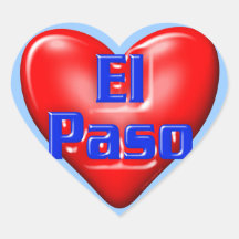 Amo El Paso Colcomanias De Corazon