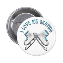 Amo el patinaje de hielo pins
