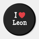 Amo el personalizado del corazón de León personali Imán Para Frigorifico