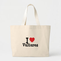Amo el personalizado del corazón de los buitres pe bolsa de mano