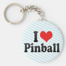 Amo el pinball llavero