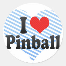 Amo el pinball pegatinas  