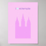 Amo el poster del templo