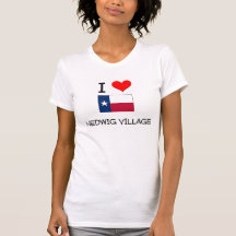 Amo el pueblo Tejas de Hedwig Camisetas
