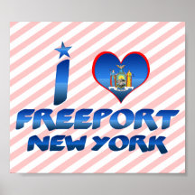 Amo el puerto franco, Nueva York Impresiones