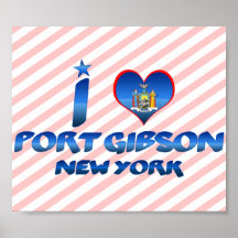 Amo el puerto Gibson, Nueva York Impresiones