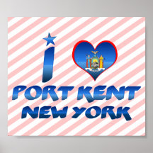 Amo el puerto Kent, Nueva York Poster