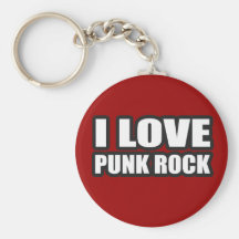 AMO EL PUNK ROCK para los chicas punkyes los indiv Llavero