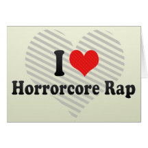 Amo el rap de Horrorcore Tarjeton