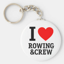 Amo el remar y equipo llaveros