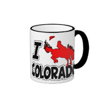 Amo el rodeo Colorado Taza