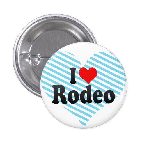 Amo el rodeo pins