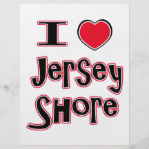 Amo el rojo de la orilla del jersey tarjeta publicitaria